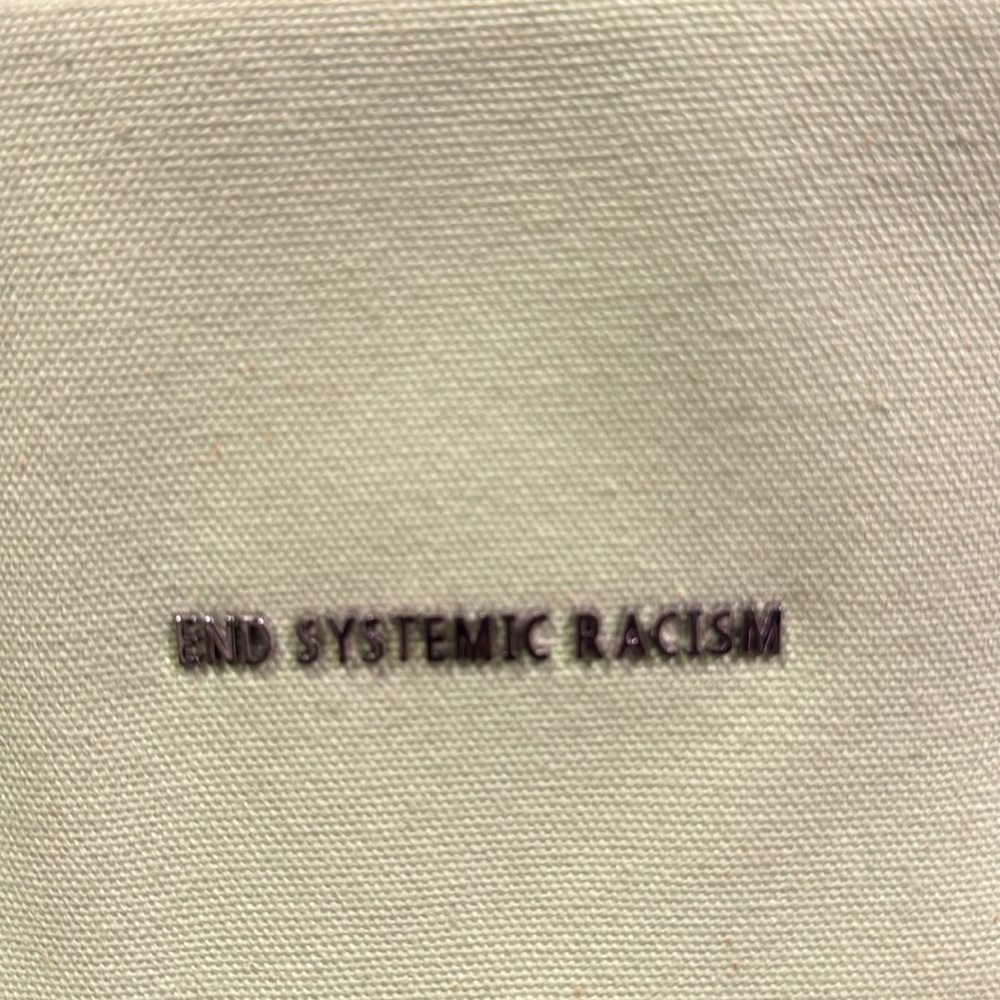 Brandon Blackwood green End Systemic Racism purse - Picture 3 of 4